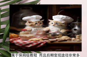 AI猫咪穿搭保姆级教程,起号容易,多种变现途径-常盈社-官方网站
