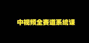 中视频系统课全赛道,账号策划,原创剪辑-常盈社-官方网站