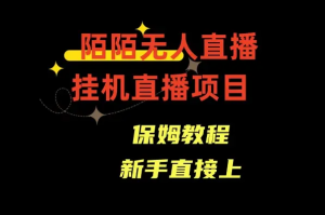 收费1980的，陌陌无人直播，通道人数少，新手容易上手-常盈社-官方网站