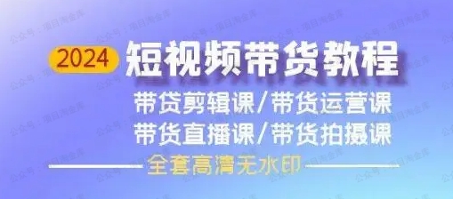 2024短视频带货教程