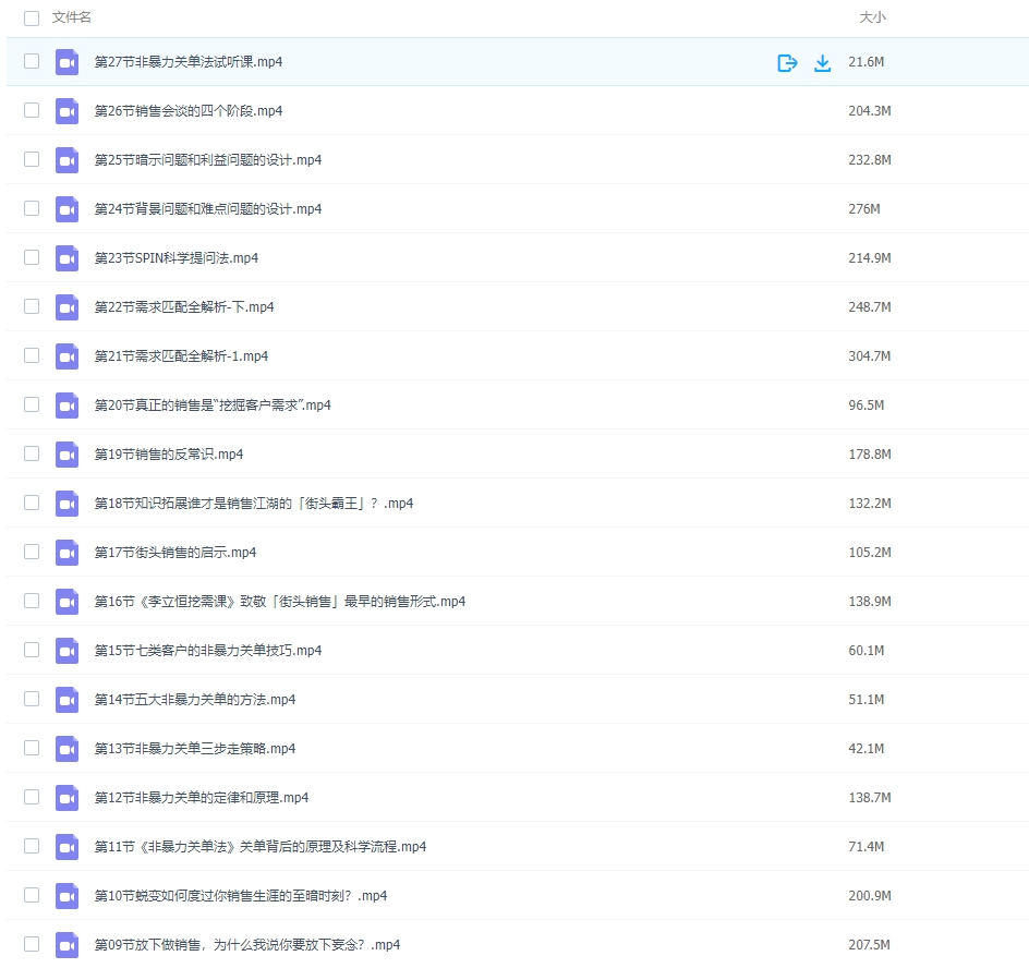 图片[2]-从小新手到销冠，三合一速成，销售3法+非暴力关单法+销售系统挖需课-常盈社-官方网站