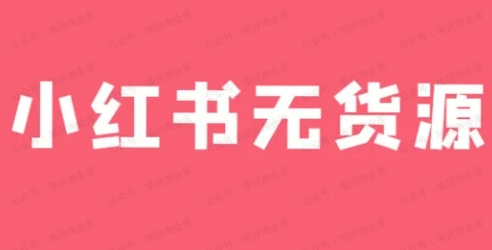 小红书无货源项目