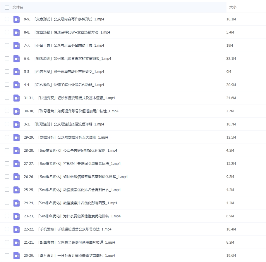 图片[2]-微信公众号实操引流课-从基础逻辑到搜一搜优化排名，从被动引流到实操变现-常盈社-官方网站