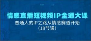 情感IP直播短视频全通大课-常盈社-官方网站