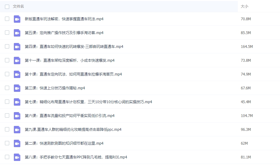 图片[2]-直通车速成指南电商教程：新版直通车玩法解密，小成本快速爆发-常盈社-官方网站